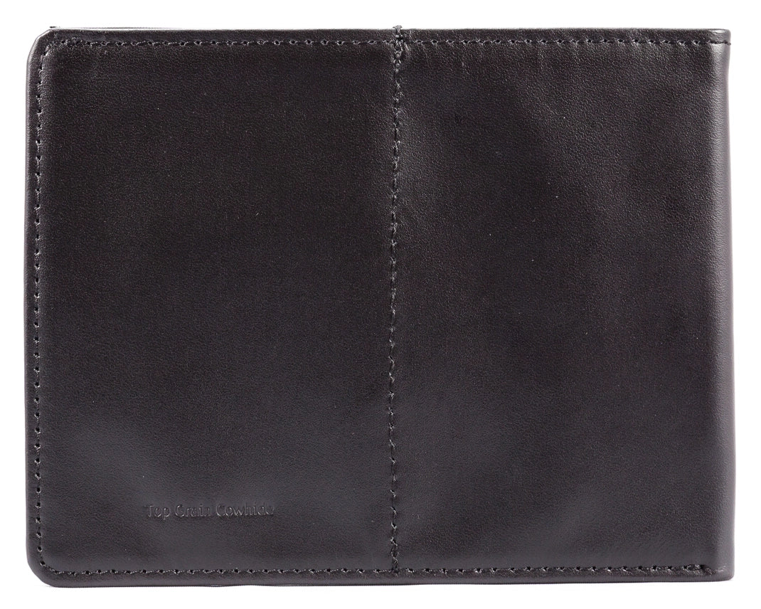 Big Skinny RFID Blocking Leather Super Skinny Bifold Wallet