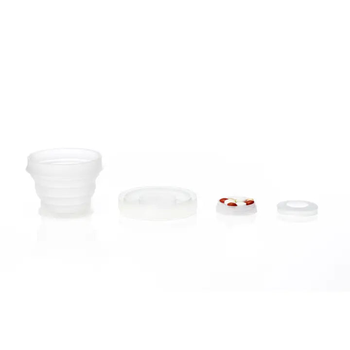 Humangear- GoCup Portable Collapsible Travel Cup Mug- Size Small White