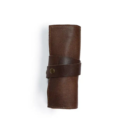 Master Tanners- Leather Watch Roll Case Brown