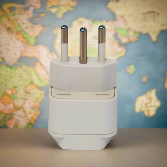 Voltage Valet Grounded Adaptor Plug - GUZ | Brazil Cream