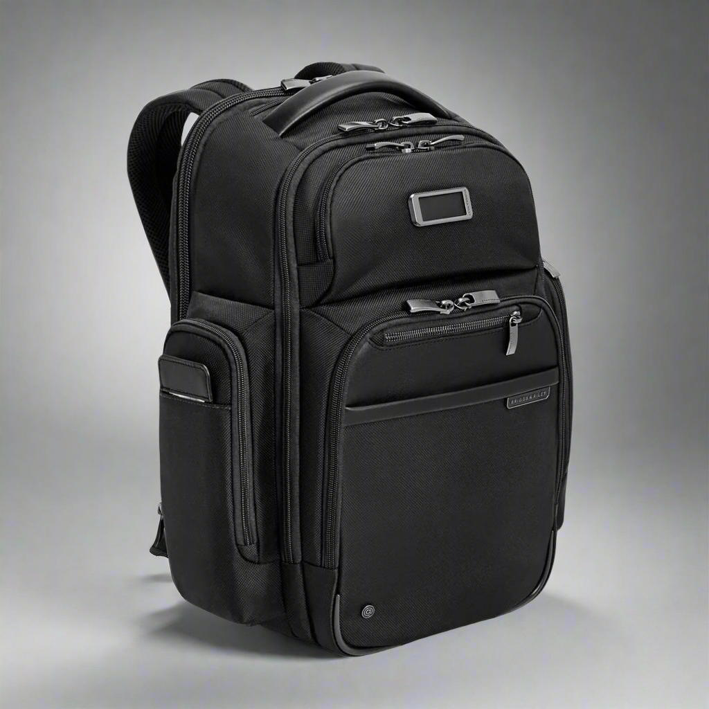 Briggs & Riley @Work Medium RFID Cargo Laptop Backpack (Free Monogram)- KK526 Black