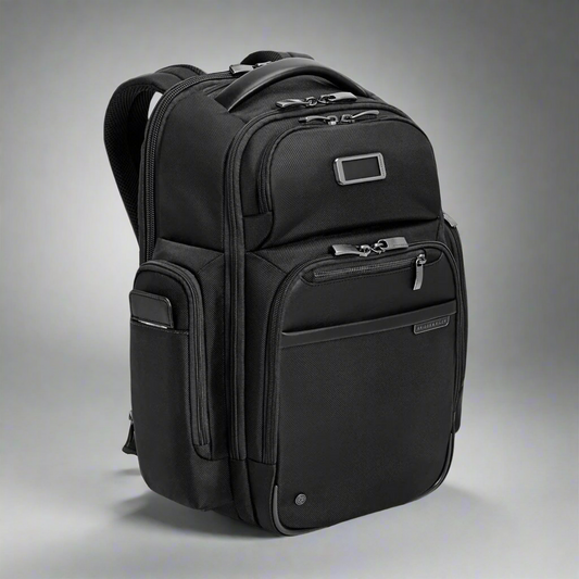 Briggs & Riley @Work Medium RFID Cargo Laptop Backpack (Free Monogram)- KK526 Black