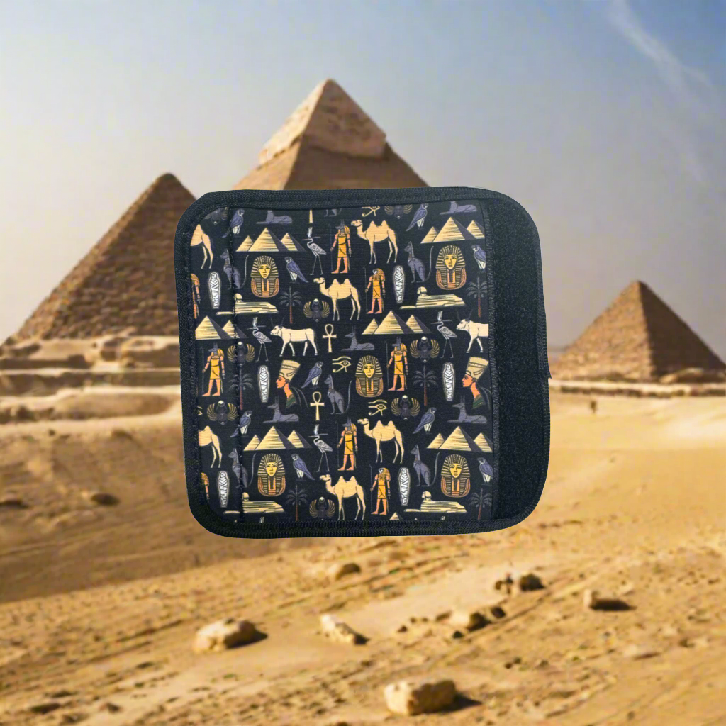 Large Luggage Handle Wrap/Identifier- 5.4 x 5.4 Egypt