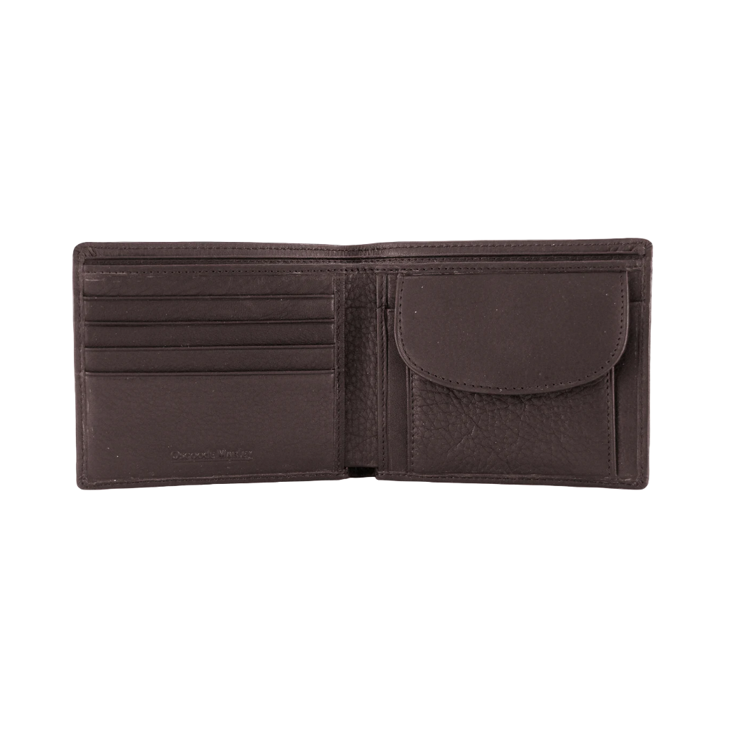 Osgoode Marley Leather RFID Coin Pocket Billfold Wallet- 1240 Espresso