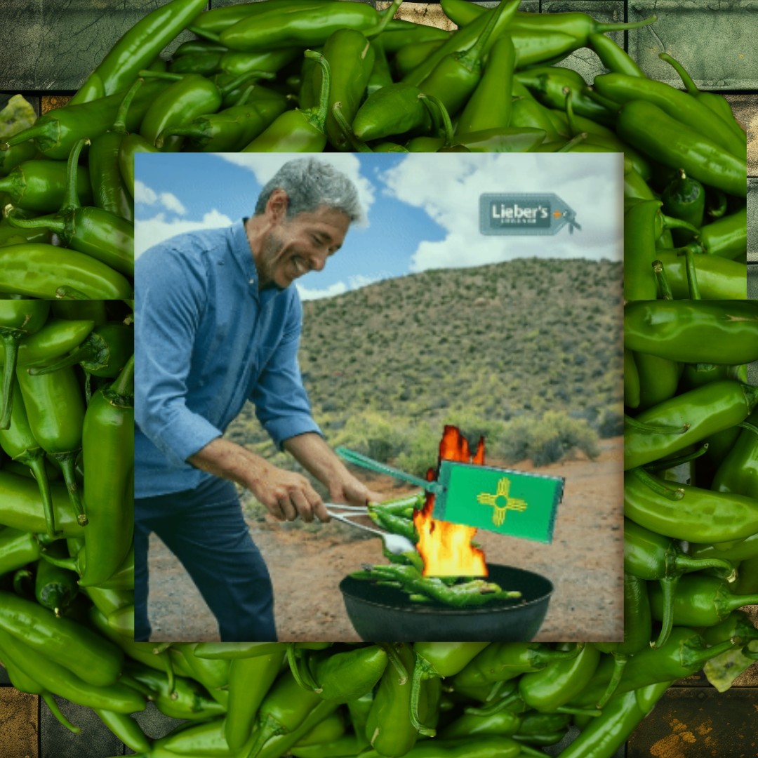 Lieber's Luggage® Lab - Zia Luggage Tag Green Chile- Green with Yellow Zia🍃🔆