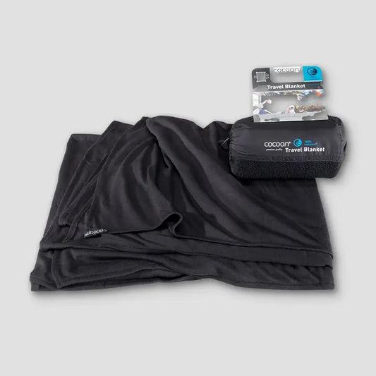 Cocoon Coolmax® Ecomade Travel Blanket Black
