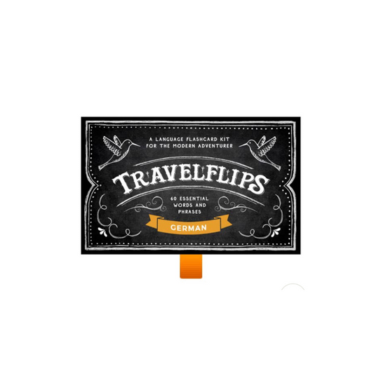 Travelflips German Flashcards Black