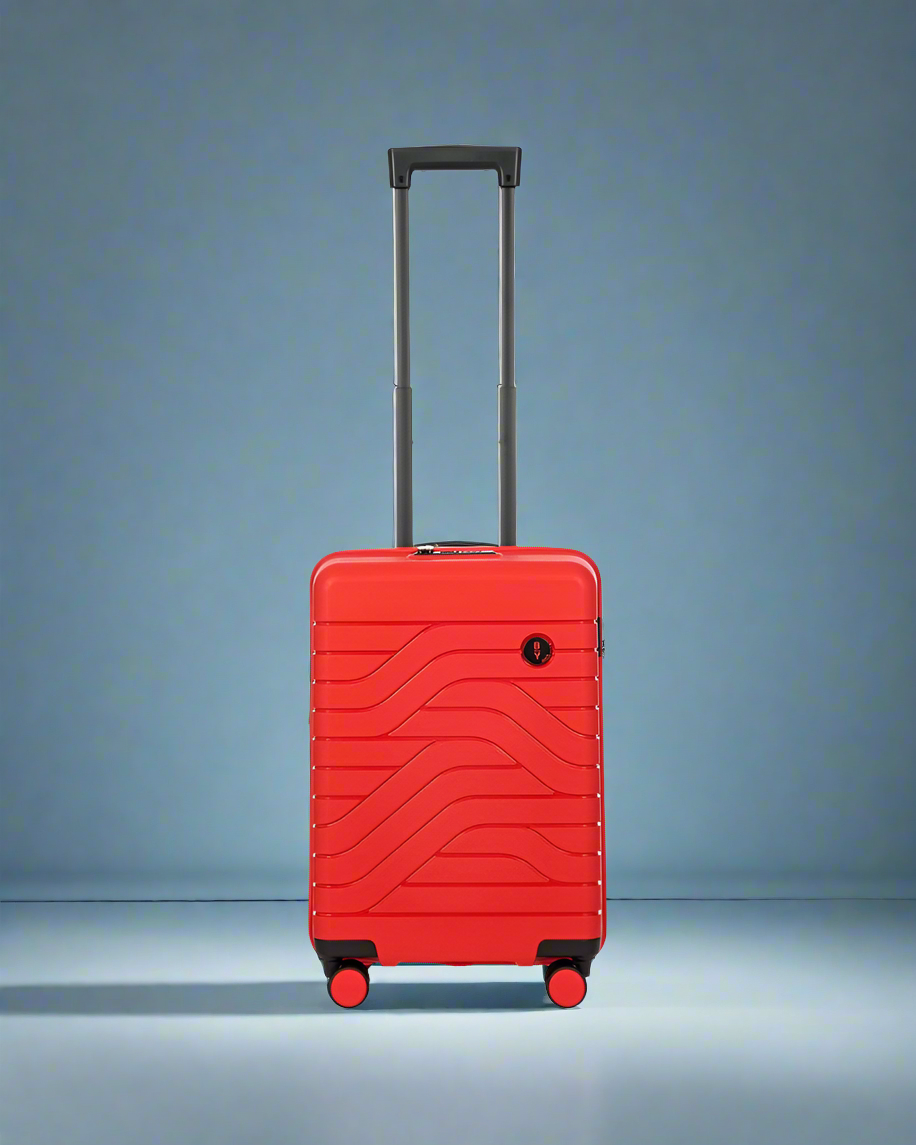 Bric's Ulisse 21" Carry-On Hardside Expandable Spinner Red