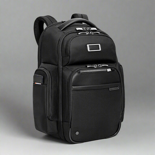 Briggs & Riley @WORK Large Cargo Laptop Backpack (Free Monogram)- KK536 Black