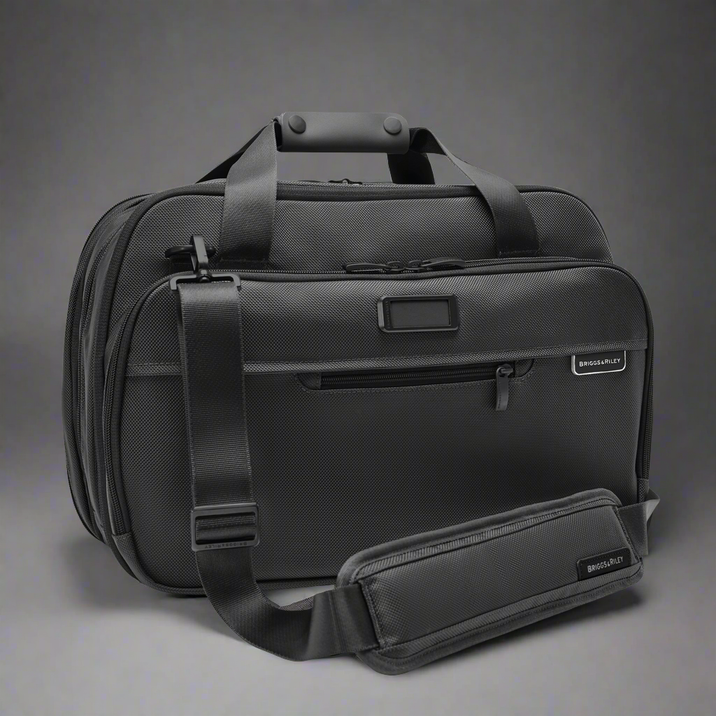 Briggs Riley Baseline Black Expandable Cabin Bag