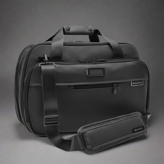 Briggs & Riley Baseline Expandable Cabin Bag (Free Monogram)- BL231X Black
