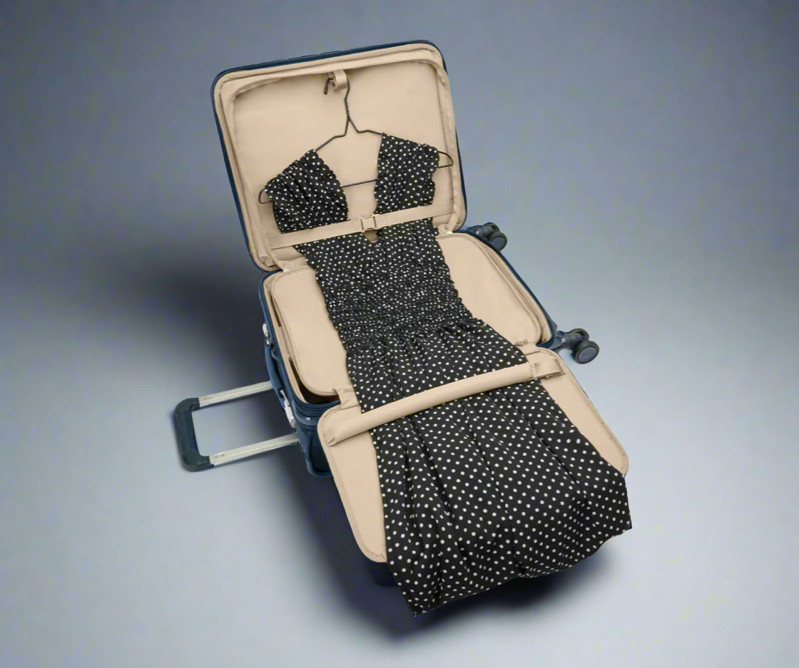 Briggs & Riley Baseline 21" Global Softside Carry-On Spinner with Suiter (Free Monogram)- BLU121CXSPW