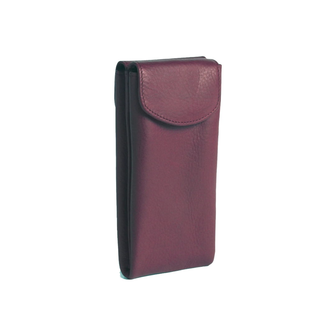 Osgoode Marley Leather Double Eyeglass Case- 1706 Espresso