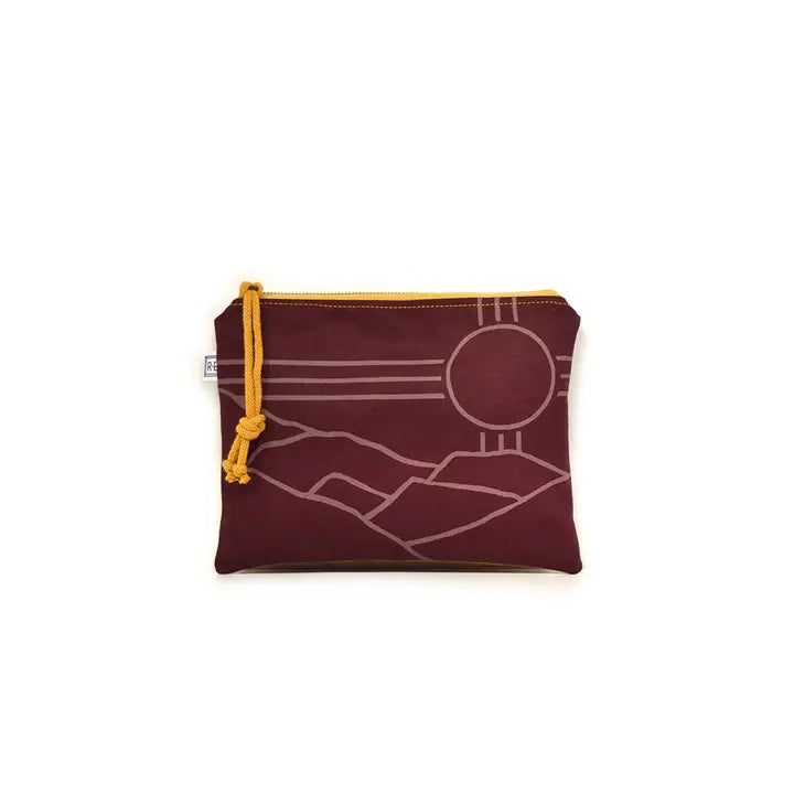 Rachel Elise Studio Cosmetic Pouch - Mountain + Desert - $32 Dawn