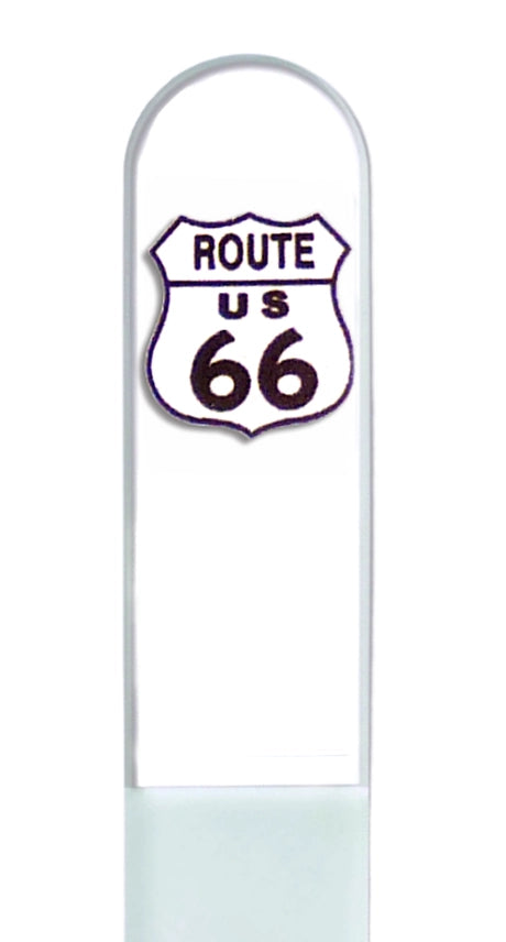 Czech Crystal Nail File - Size Small- Hand Painted Collection Route 66