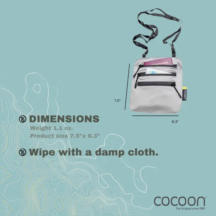 Cocoon- Secret Neck Wallet 100% Waterproof Silk RFID