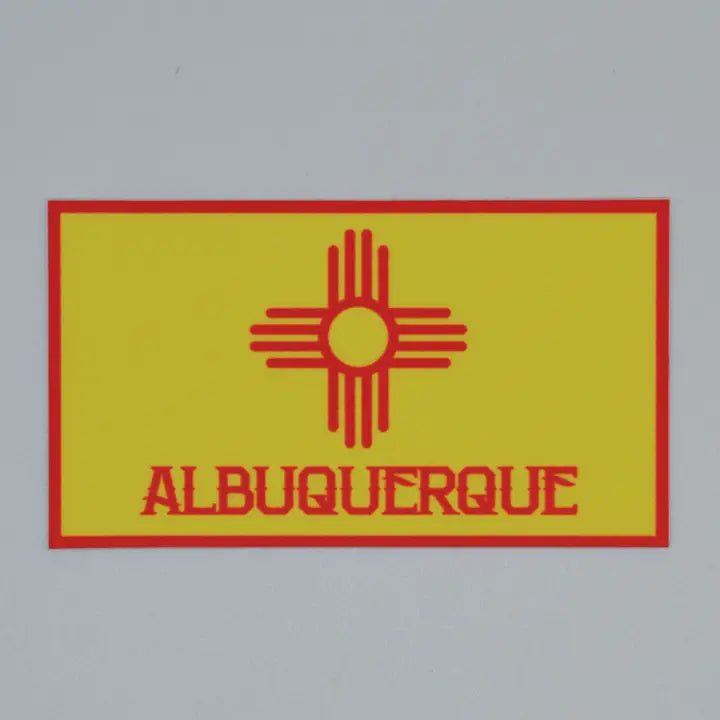Metal the Brand- New Mexico Flag Albuquerque Sticker Decal