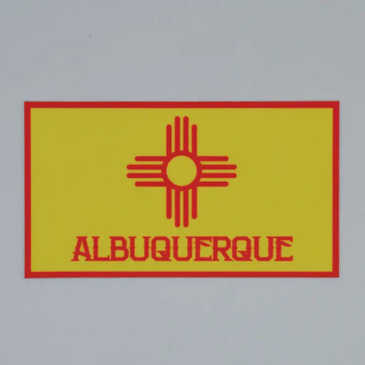 Metal the Brand- New Mexico Flag Albuquerque Sticker Decal