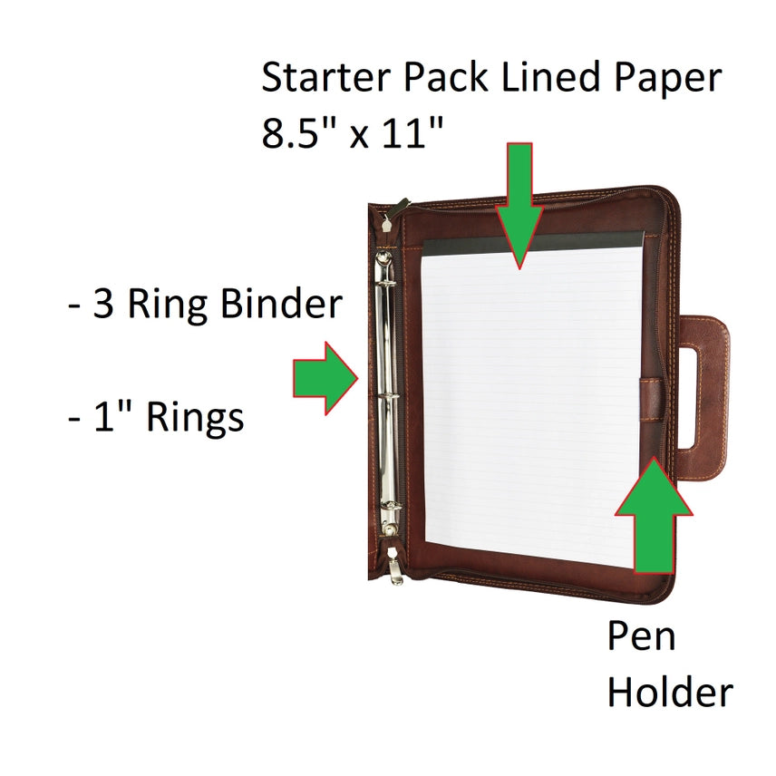 Dalix Professional Excel Business Slim Portfolio Briefcase