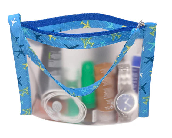 AIRQUART 3-1-1 Toiletry Travel Bag Flight Pattern