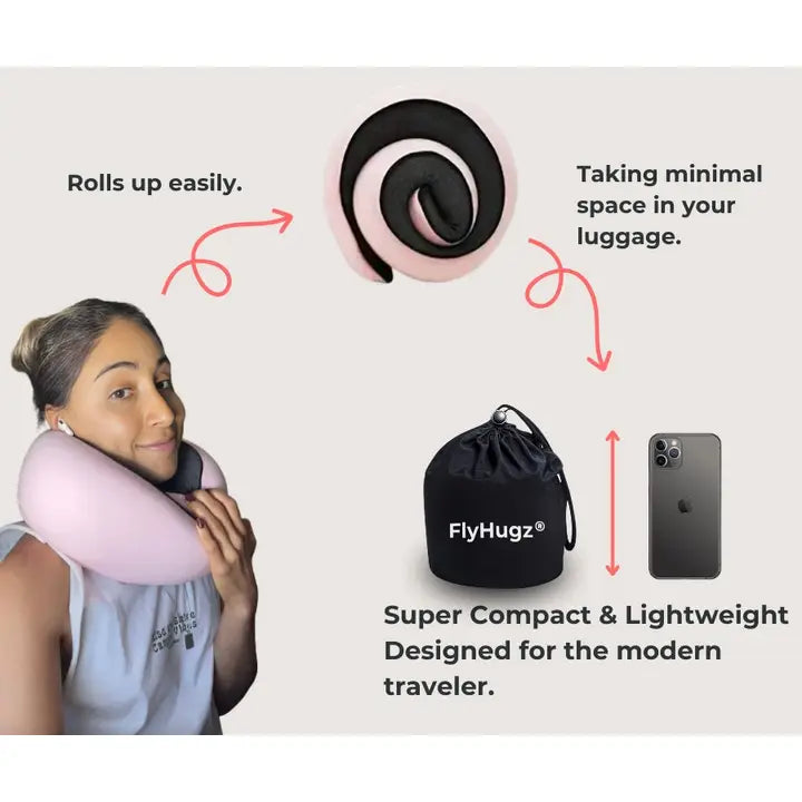 FlyHugz® Travel Neck Pillow