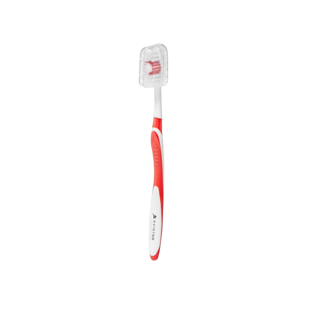 One Avistar Toothbrush + Cover Red