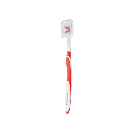 One Avistar Toothbrush + Cover Red