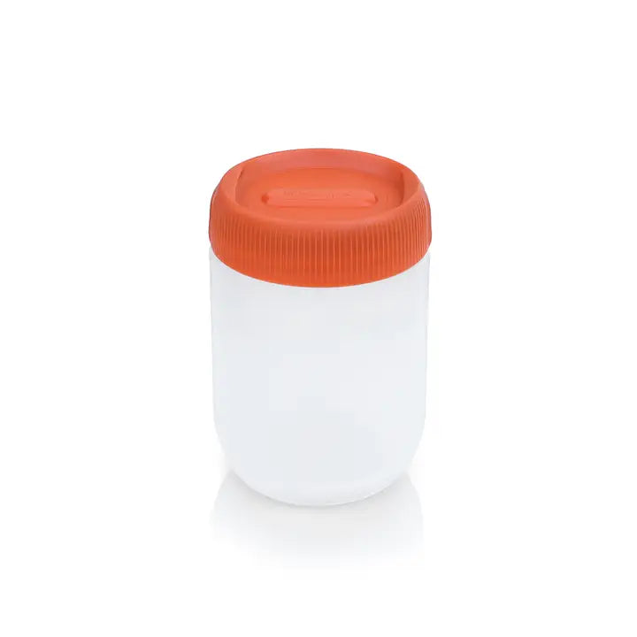 Humangear Stax (Singles) - Connectable Travel Containers - Size Small Small Tall w Orange Lid