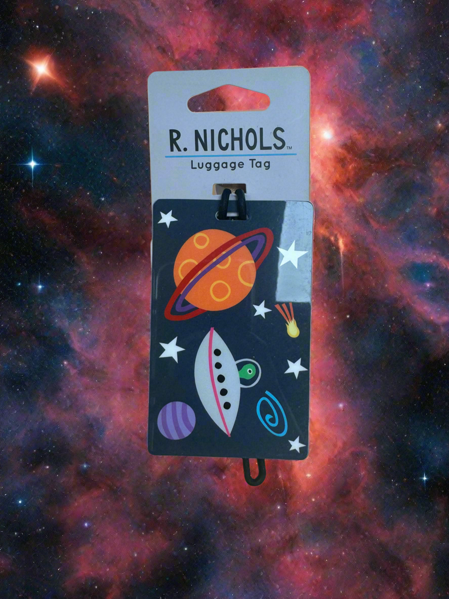 R. NICHOLS Placard Luggage Tag Space