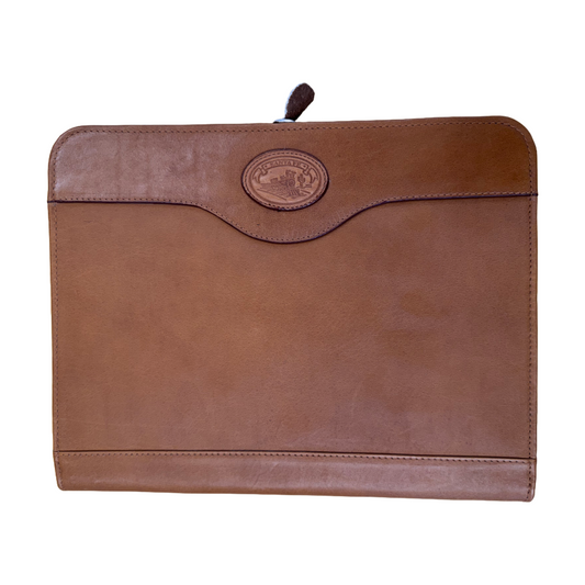 Santa Fe Collection Leather Padfolio Tan