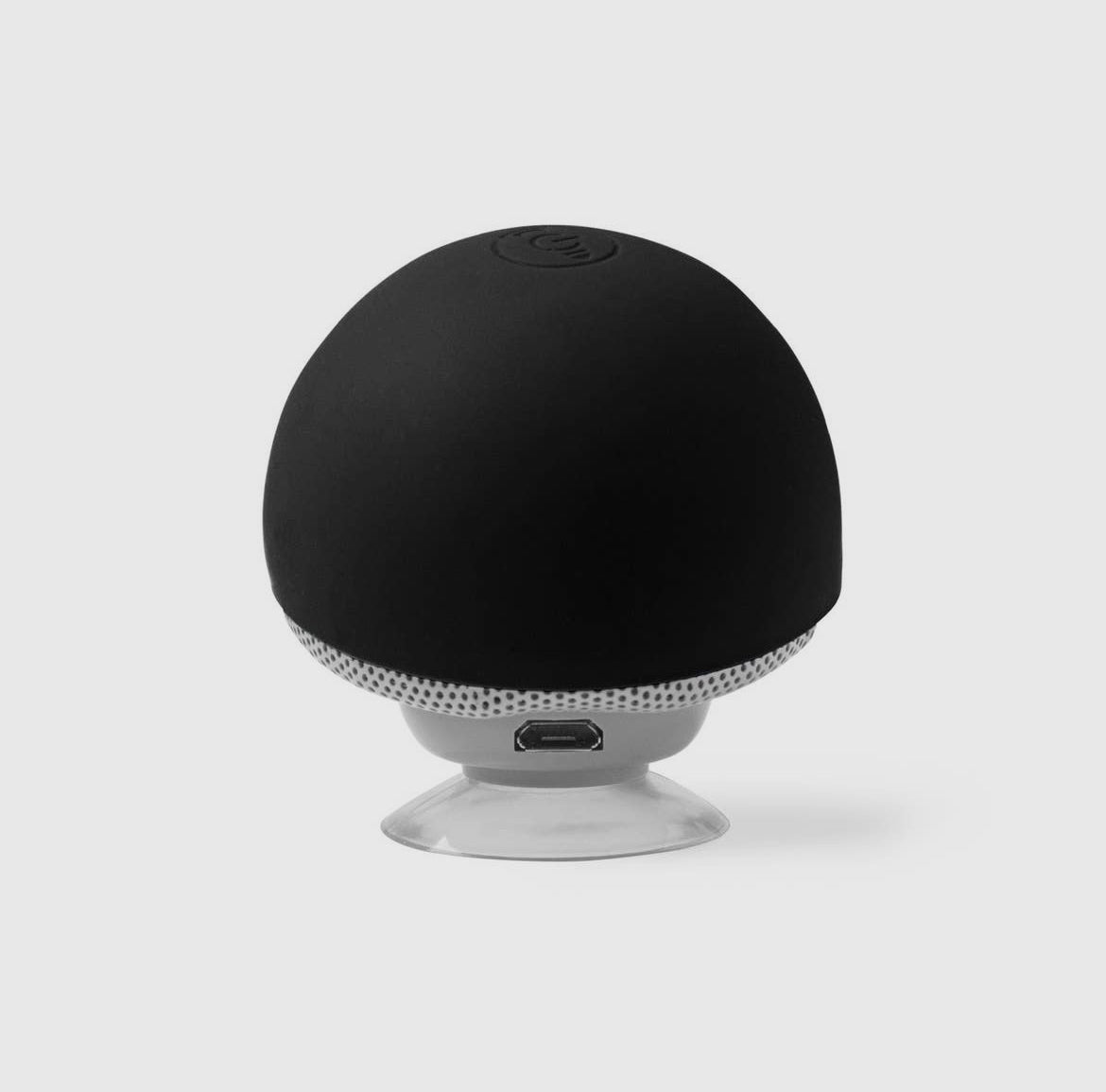 DM Merchandising - Modern Monkey® Shake Your Shiitake Mini Rechargeable Bluetooth Speaker/Phone Stand Black