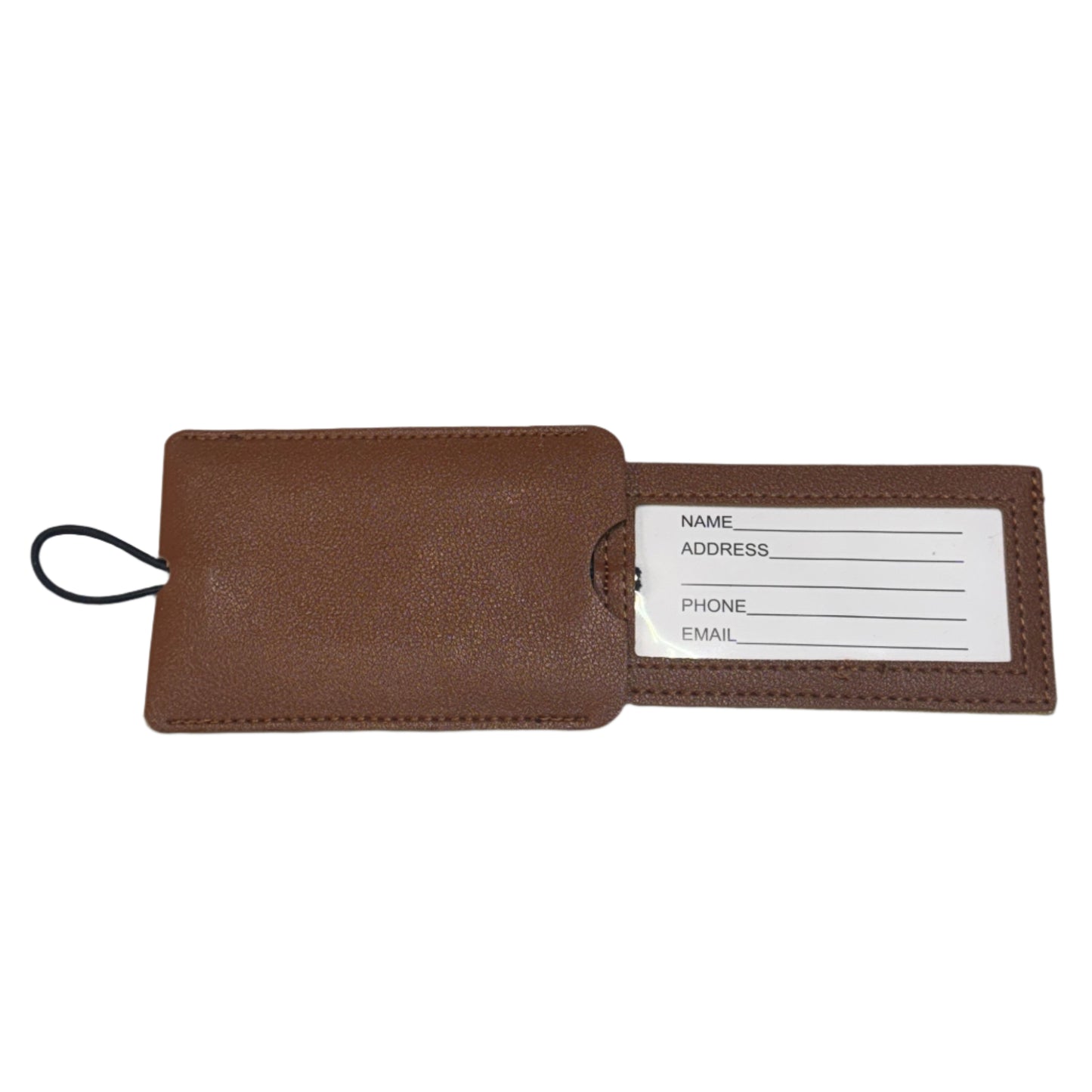 Vegan Pull-Out Luggage Tag