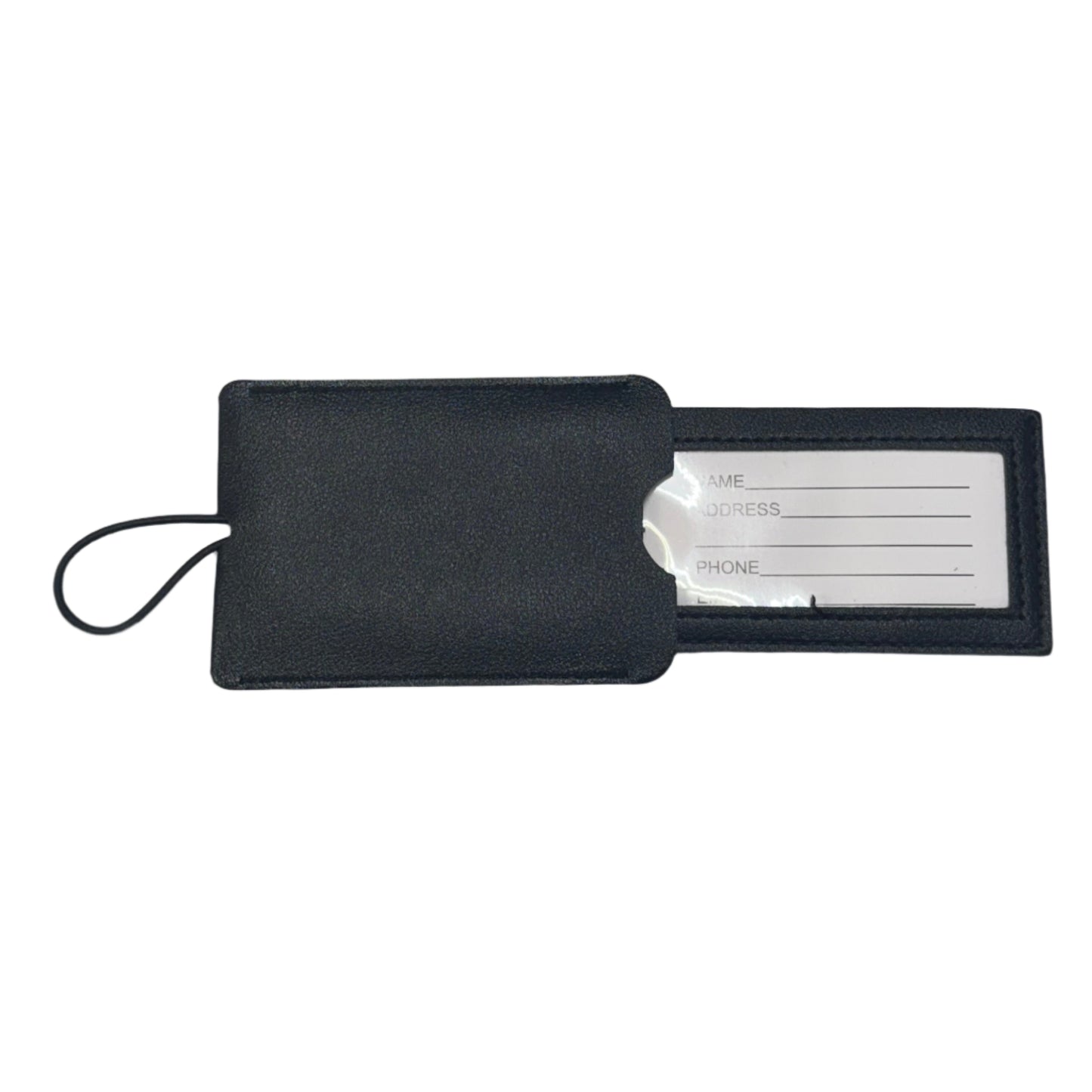 Vegan Pull-Out Luggage Tag