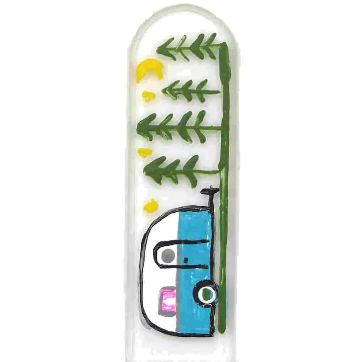 Czech Crystal Nail File - Size Large- Hand Painted Collection