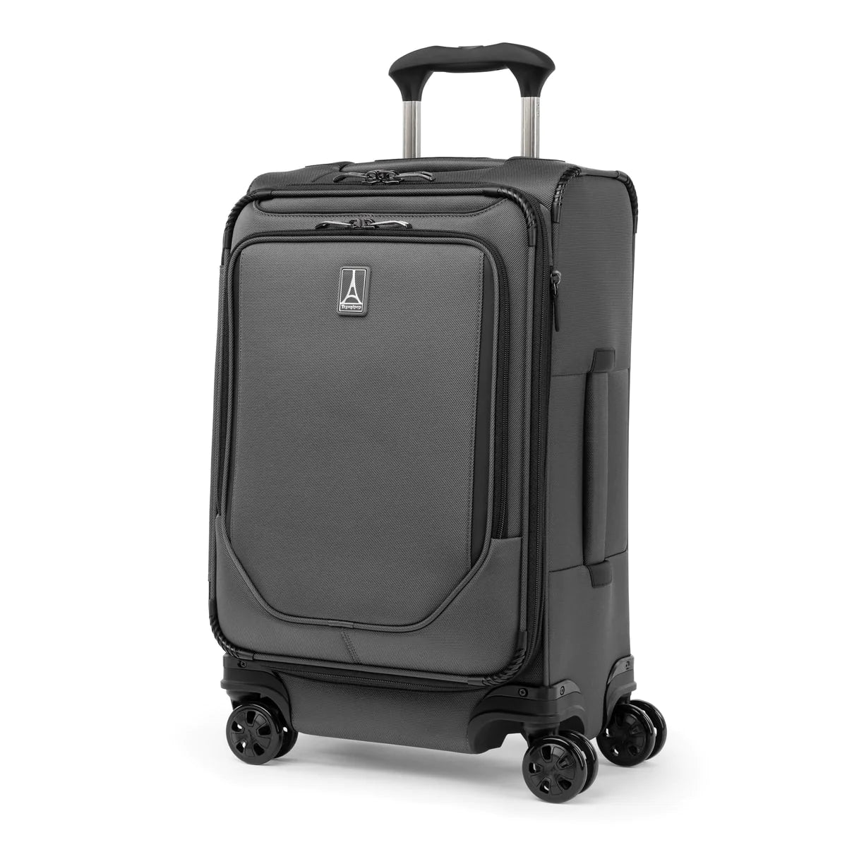 Travelpro Crew™ Classic Carry-On Softside Expandable Spinner- 4072461 Titanium Grey