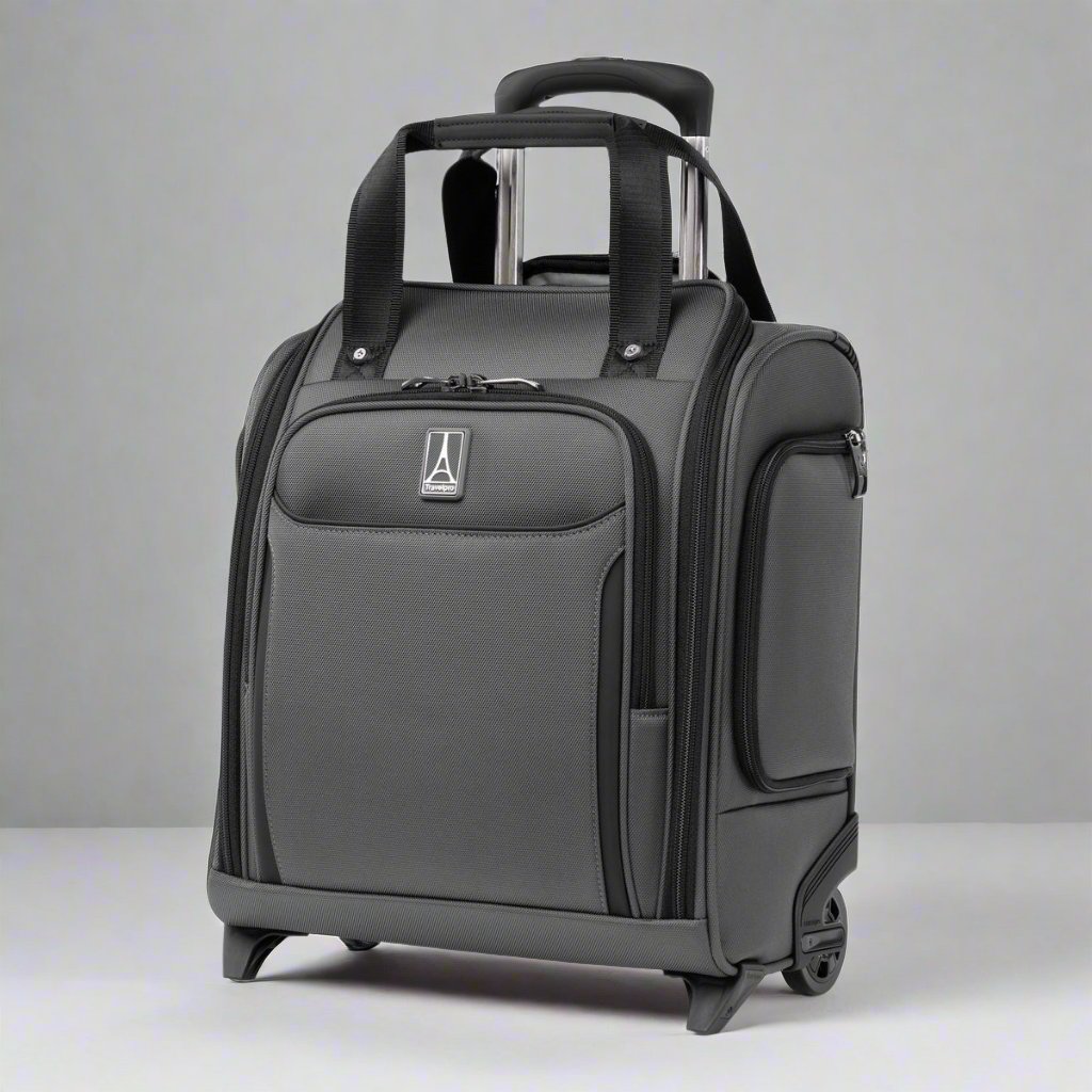 Travelpro Crew™ Classic Rolling UnderSeat Carry-On Laptop Tote- 4072477 Titanium Grey