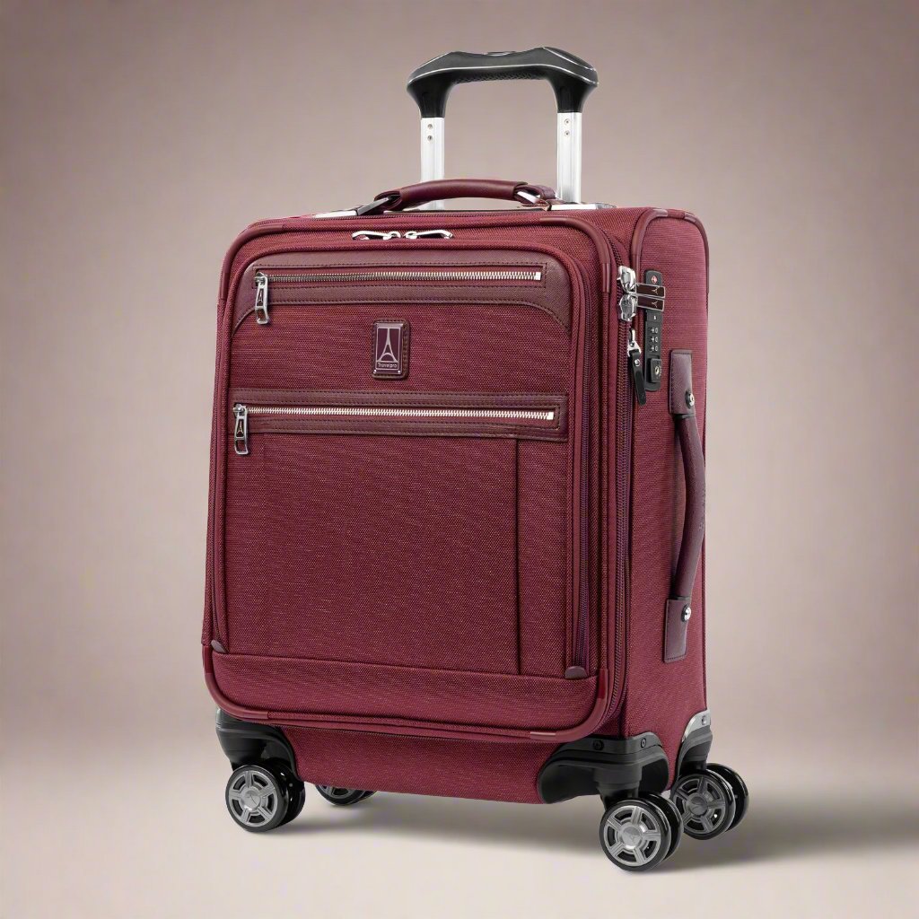 Travelpro Platinum Elite International Carry-On Softsided Expandable Spinner- 4091867 Bordeaux