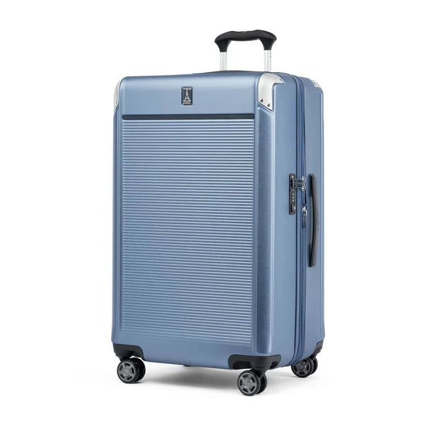 Travelpro Platinum® Elite Large 30” Checked Hardsided Expandable Spinner - 4092099 Dark Sky Blue