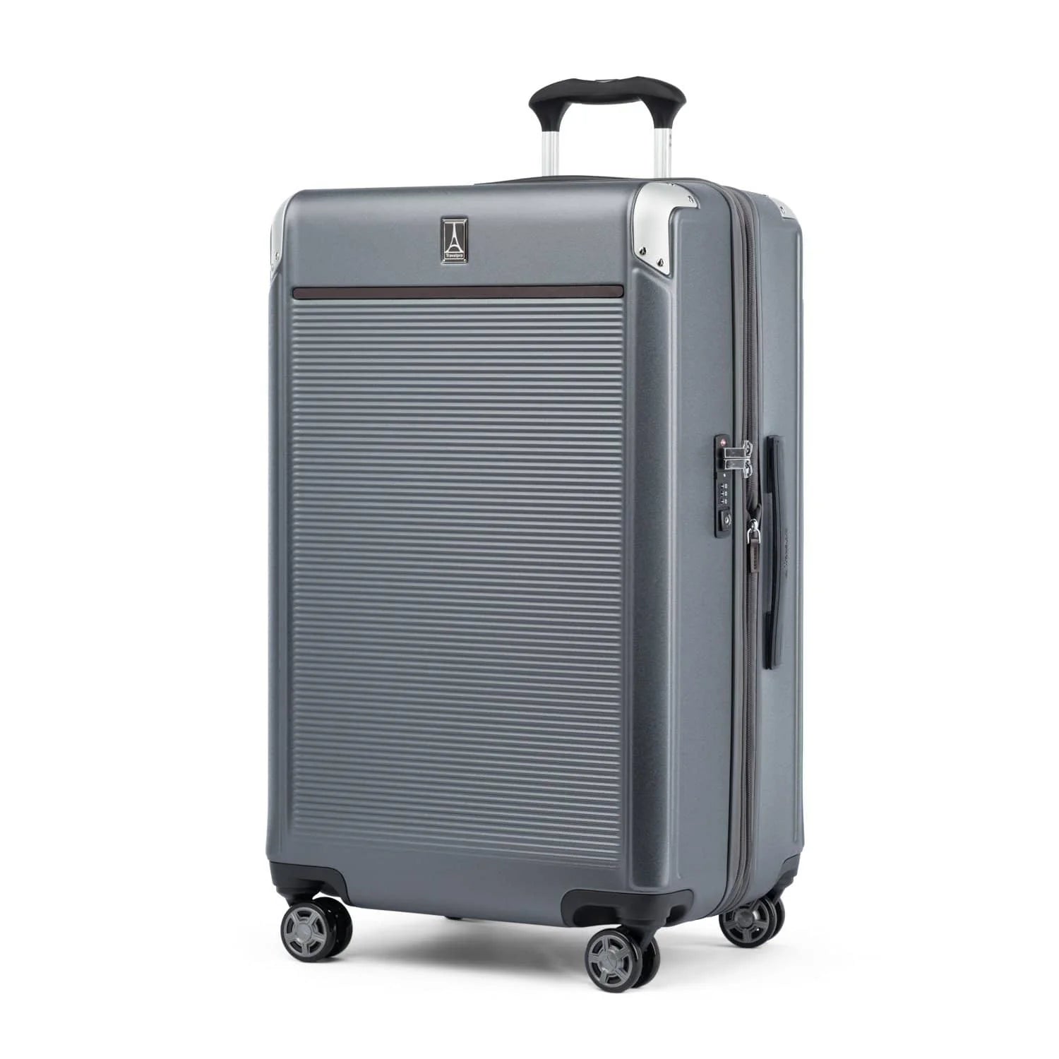 Travelpro Platinum® Elite Large 30” Checked Hardsided Expandable Spinner - 4092099 Vintage Grey