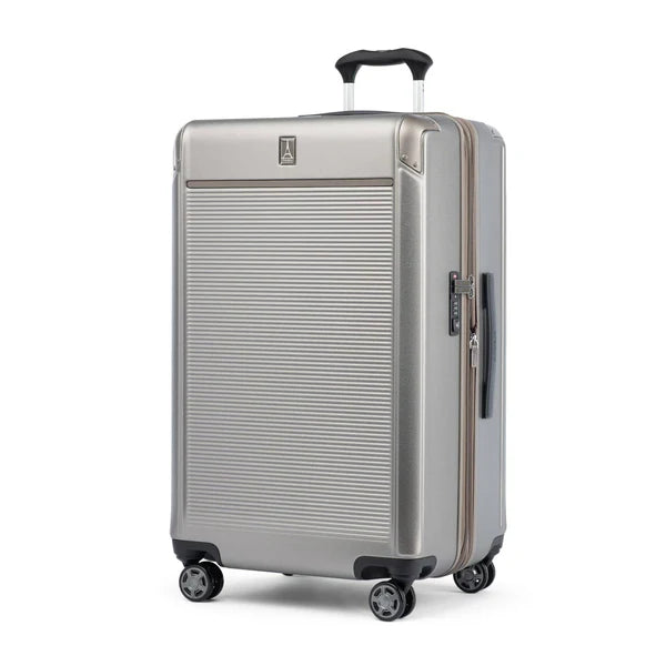 Travelpro Platinum® Elite Large 30” Checked Hardsided Expandable Spinner - 4092099 Metallic Sand