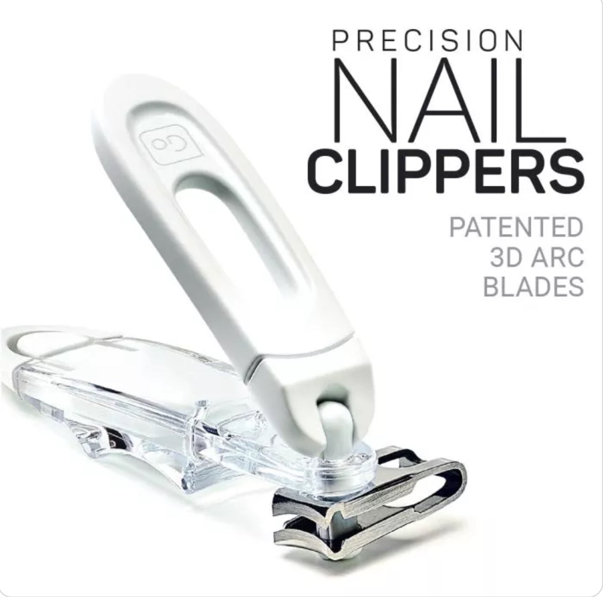 Go Travel Arc Blade Clippers Clear
