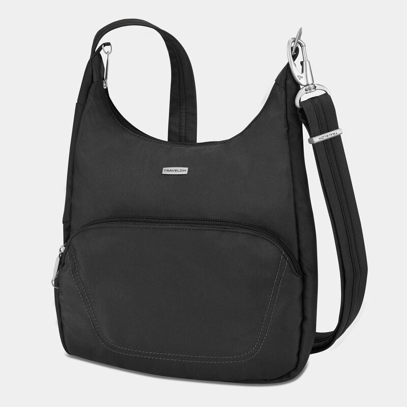 Travelon RFID Anti-Theft RFID Classic Essential Security Crossbody Black