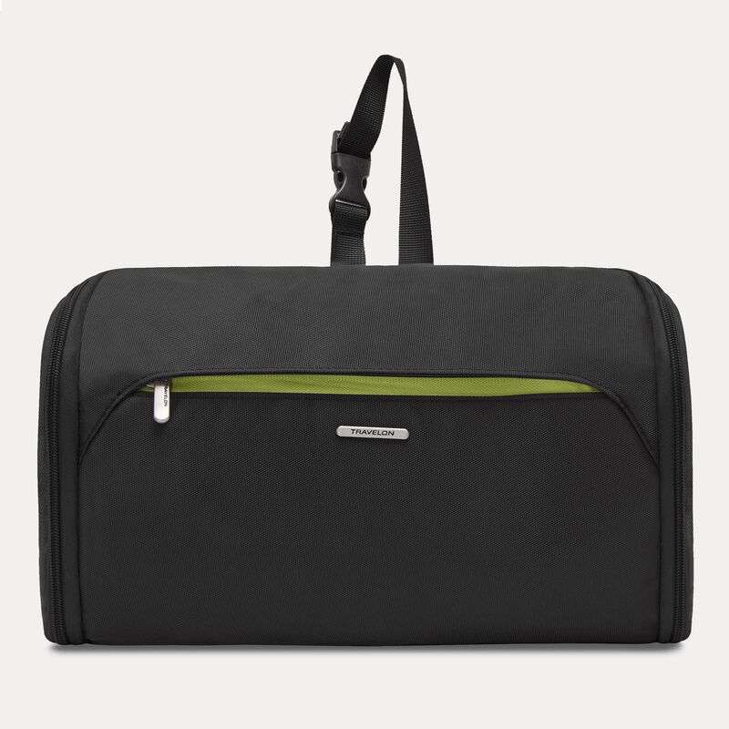 Travelon Flat-Out Hanging Toiletry Bag With multiple compartments Black