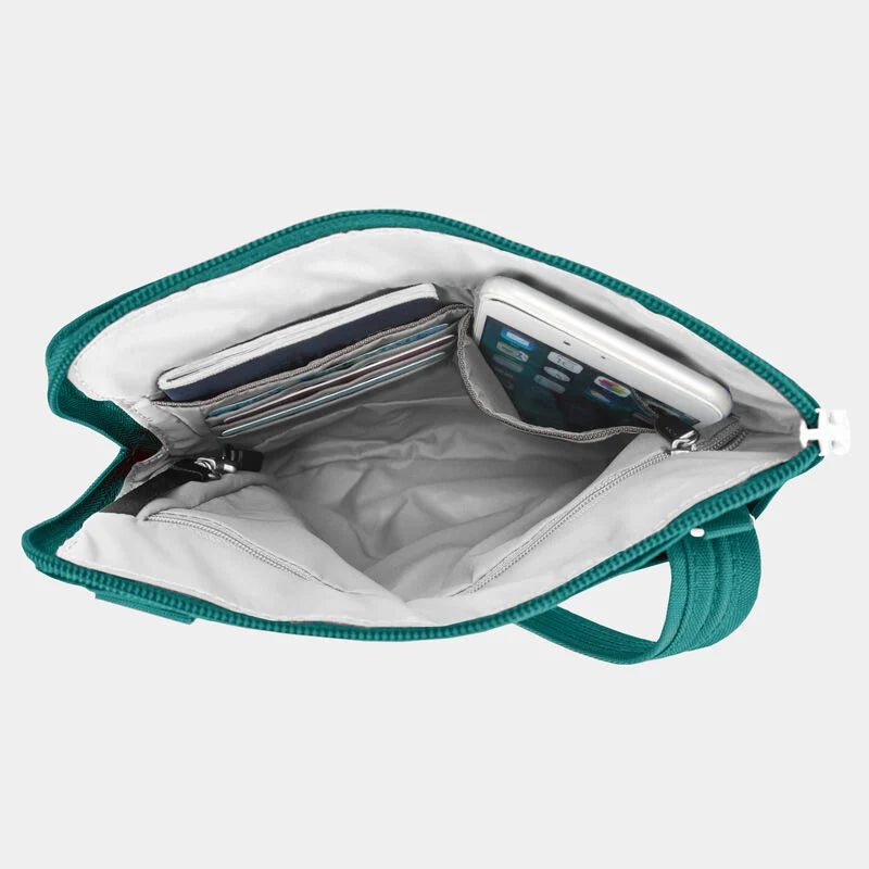 Travelon Anti-Theft RFID Classic Slim Double Zip Crossbody