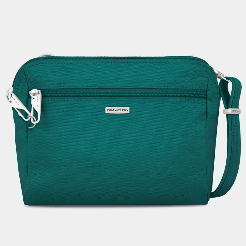 Travelon Anti-Theft RFID Crossbody Pack/Purse Spruce