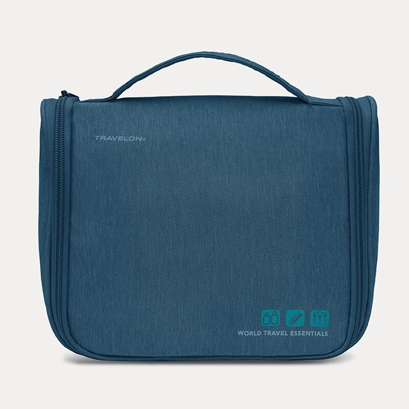 Travelon World Travel Essentials Hanging Toiletry Bag Advanced Series Peacock Teal