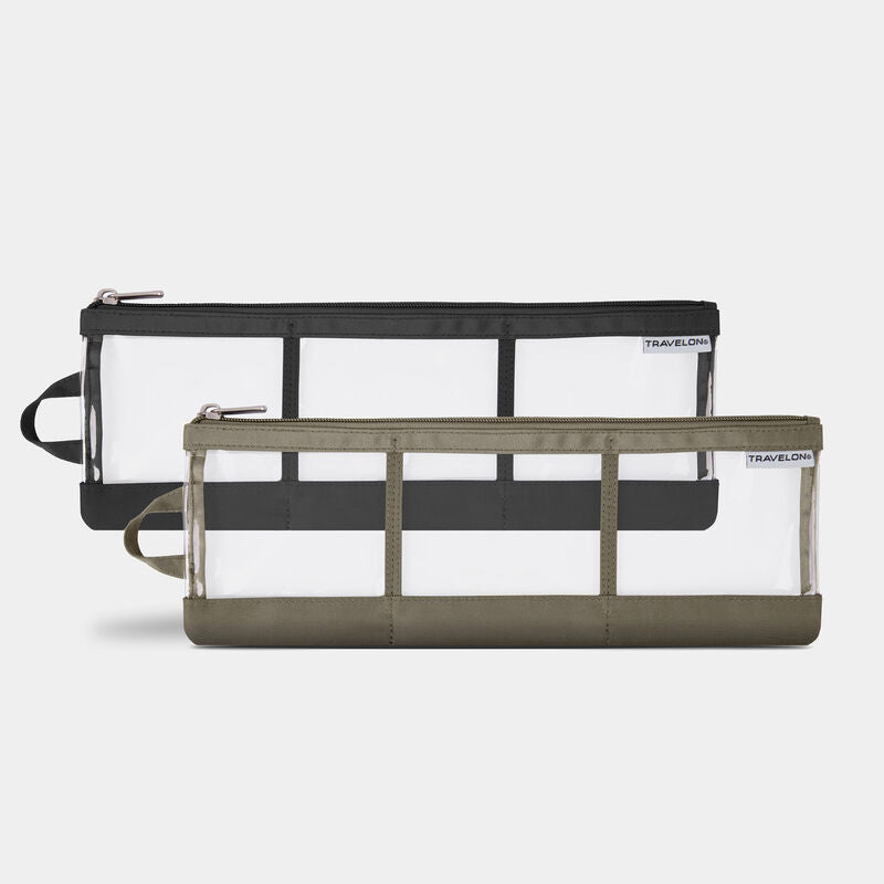 Travelon Set of 2 Accessory/Jewelry Organizers Black Nutmeg