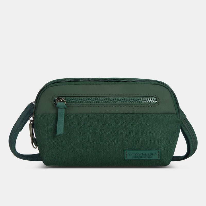 Travelon Anti-Theft RFID Metro Convertible Small Crossbody Forest Heather