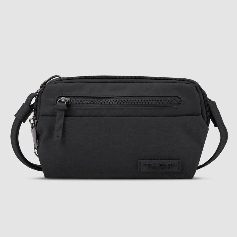 Travelon Anti-Theft RFID Metro Convertible Small Crossbody Black