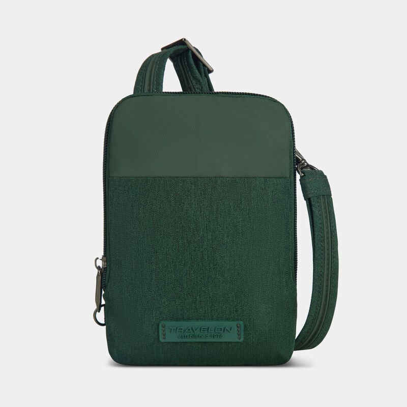 Travelon Anti-Theft RFID Metro Stadium Mini Crossbody Forest Heather